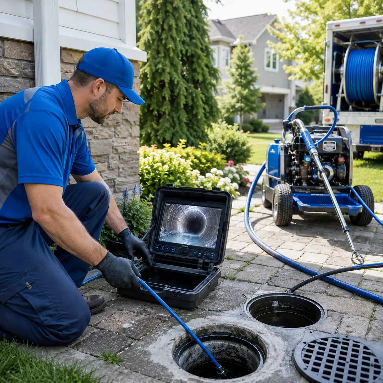 Outdoor drain cleaning professionals serving Glendale, WI
